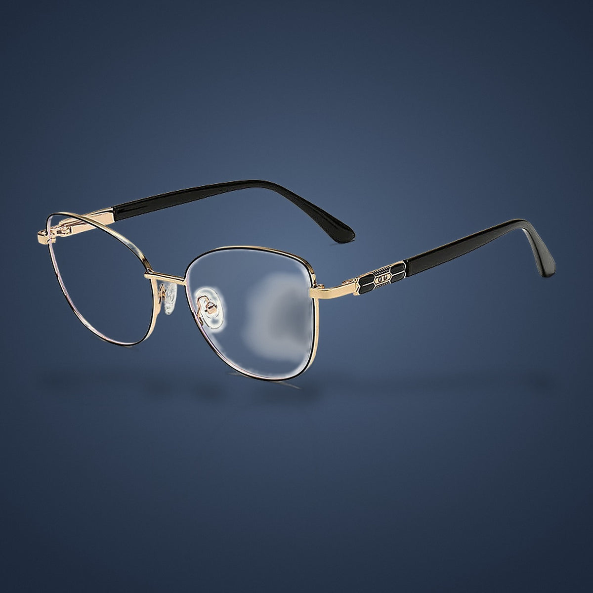 Vicky WK6987 Women's Cat Eye Full Rim Eyeglasses — WK6987-C1goldblack