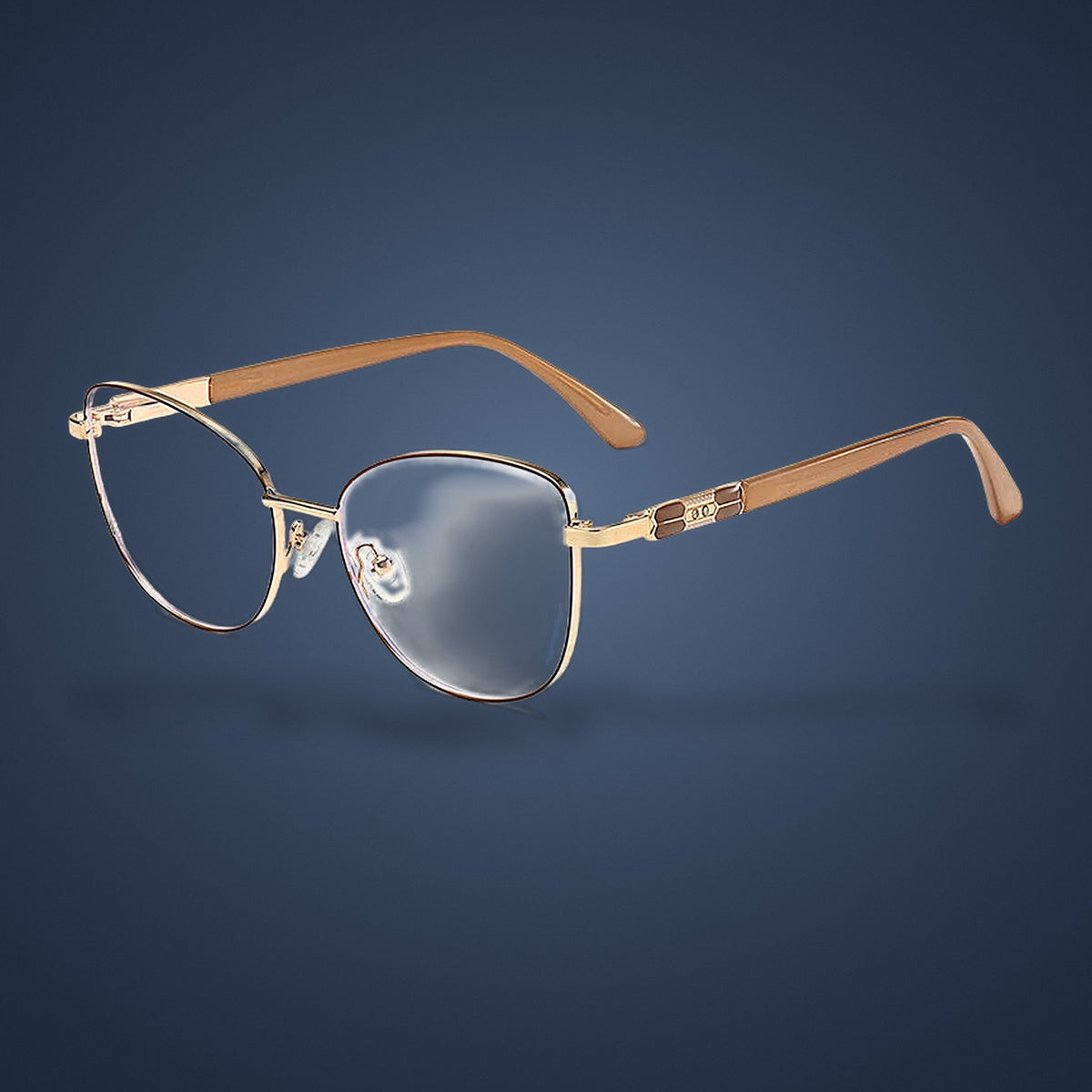 Vicky WK6987 Women's Cat Eye Full Rim Eyeglasses — WK6987-C2 brown
