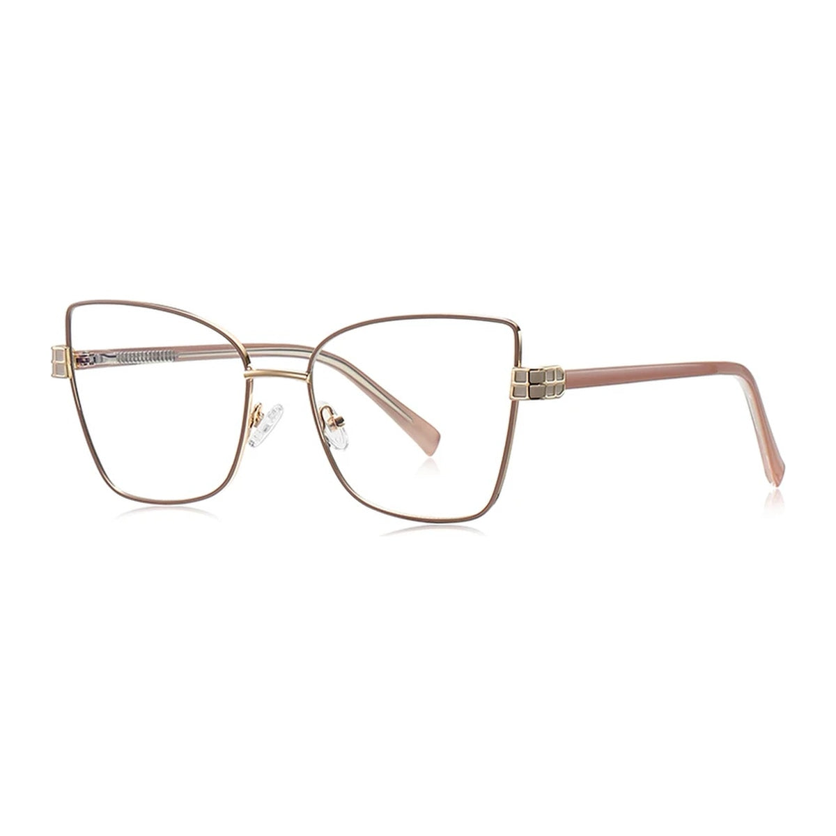 Vicky Women's Full Rim Butterfly Alloy Reading Glasses 423141 — view 2 | Vicky at FuzWeb
