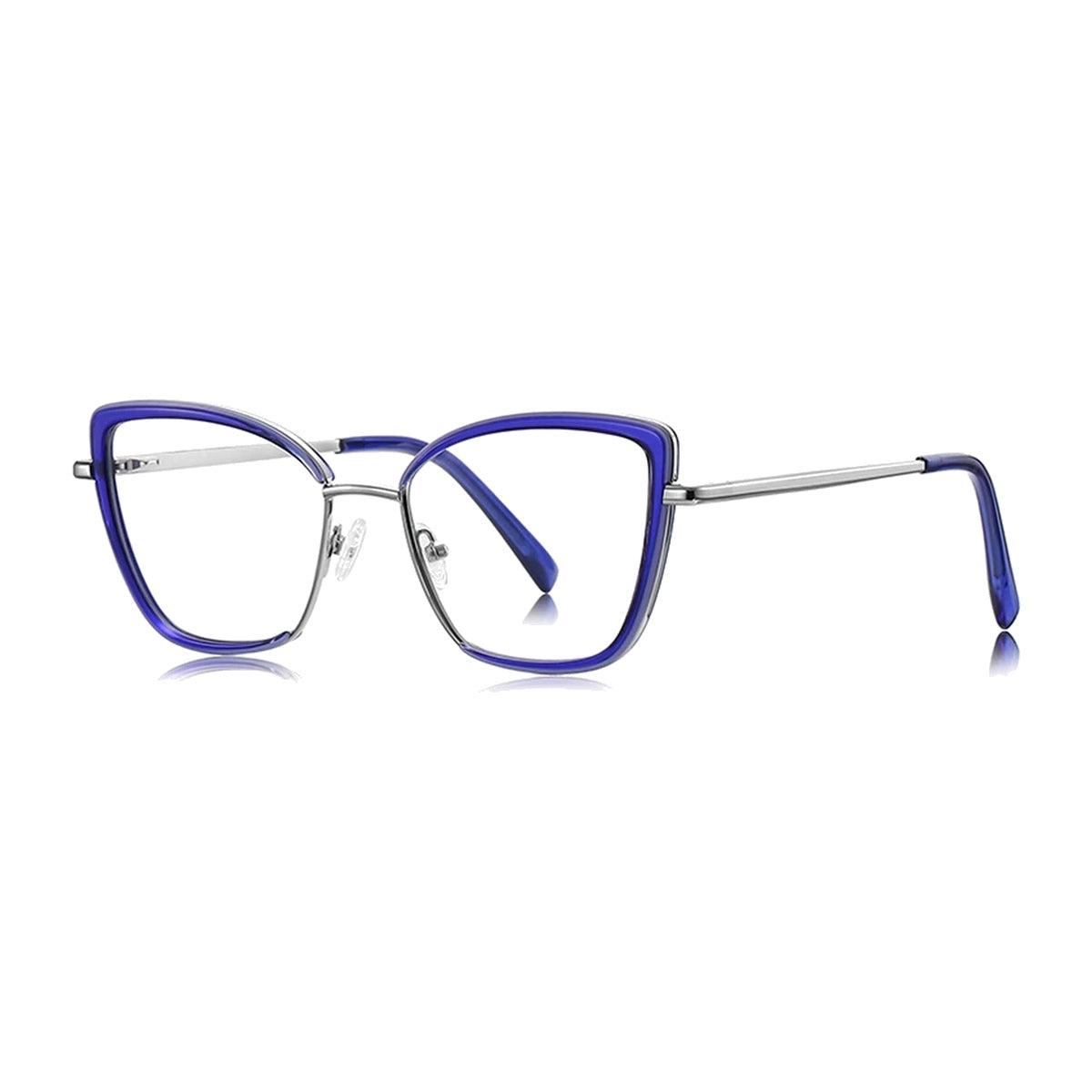 Vicky Women's Full Rim Butterfly Alloy Tr 90 Reading Glasses 31524 - PFD3152-C6