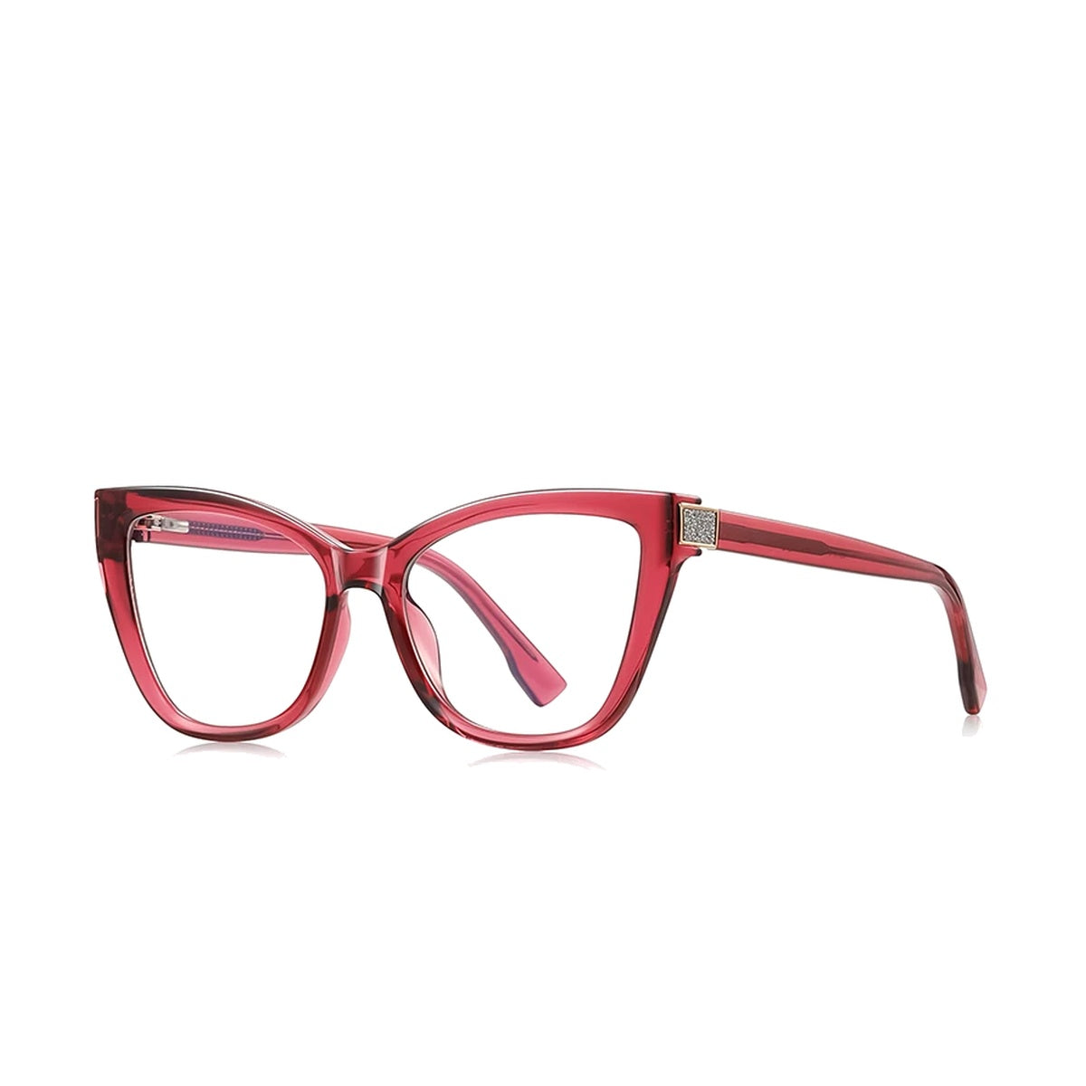 Vicky Women's Full Rim Butterfly Tr 90 Titanium Reading Glasses 512278 - PFD2278-C4