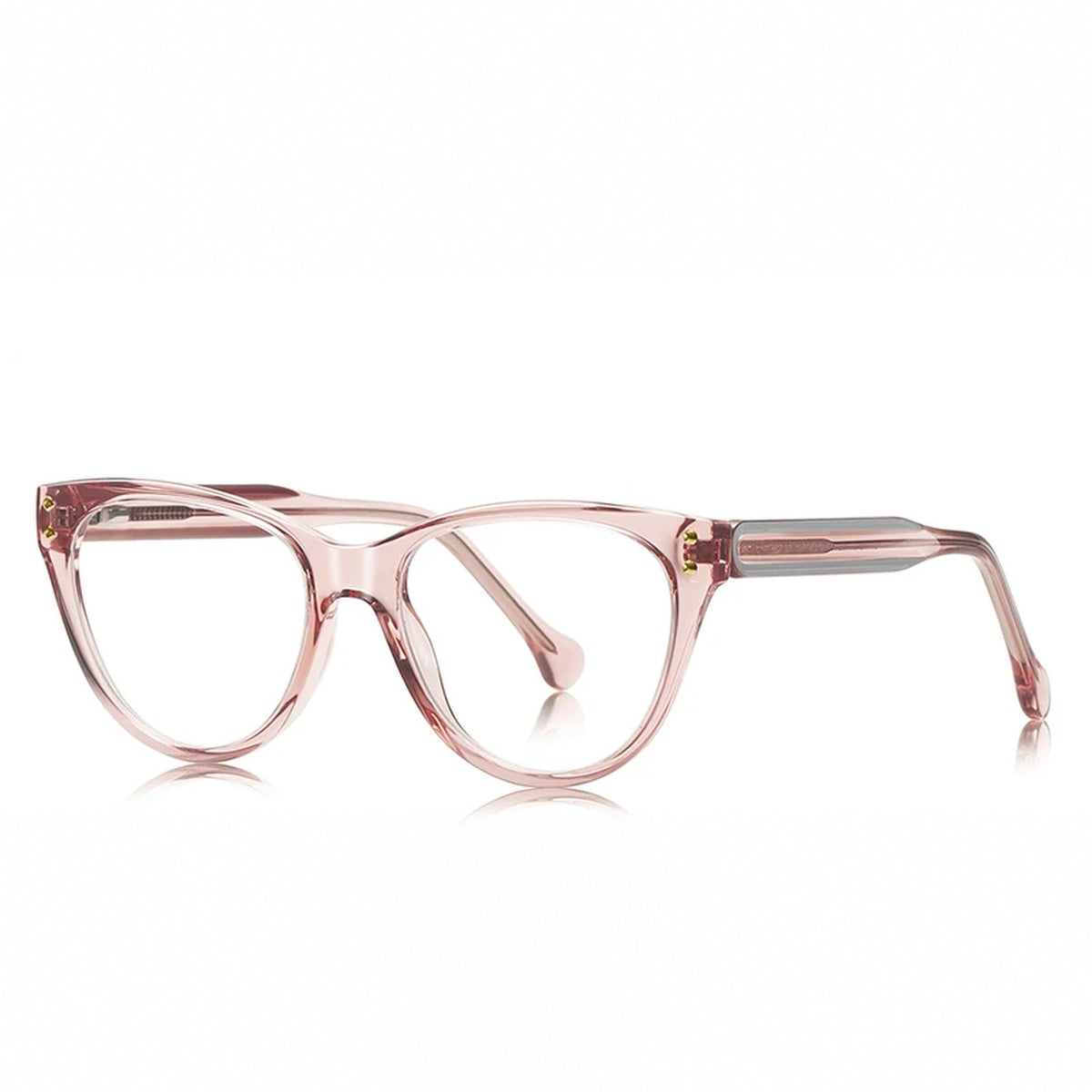 Vicky Women's Full Rim Cat Eye Tr 90 Alloy Reading Glasses 138102 - LS102-C3
