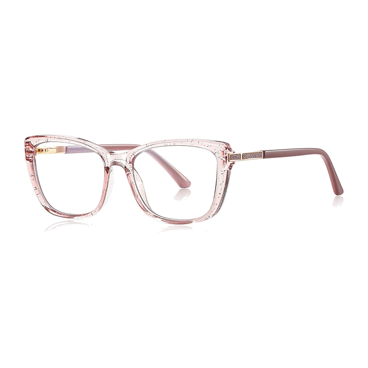 Vicky Women's Full Rim Cat Eye TR90 Titanium Reading Glasses 72246 — view 2 | Vicky at FuzWeb