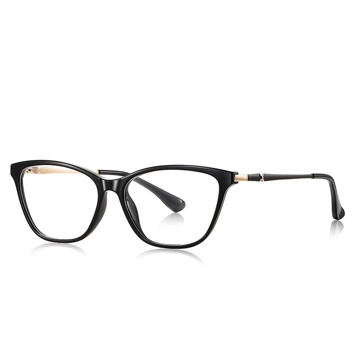 Vicky Women's Full Rim Cat-Eye Tr 90 Titanium Reading Glasses 313232 - LS232-C1