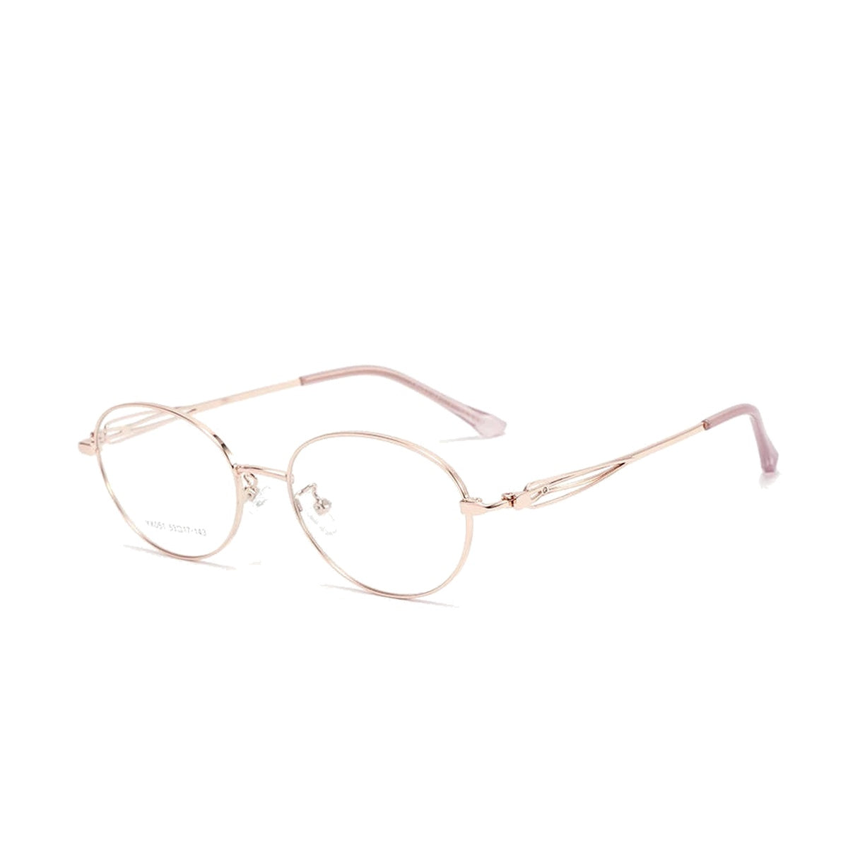 Vicky Women's Full Rim Ellipse Oval Blue Light Prescription Eyeglasses YX051 - YX051-C3