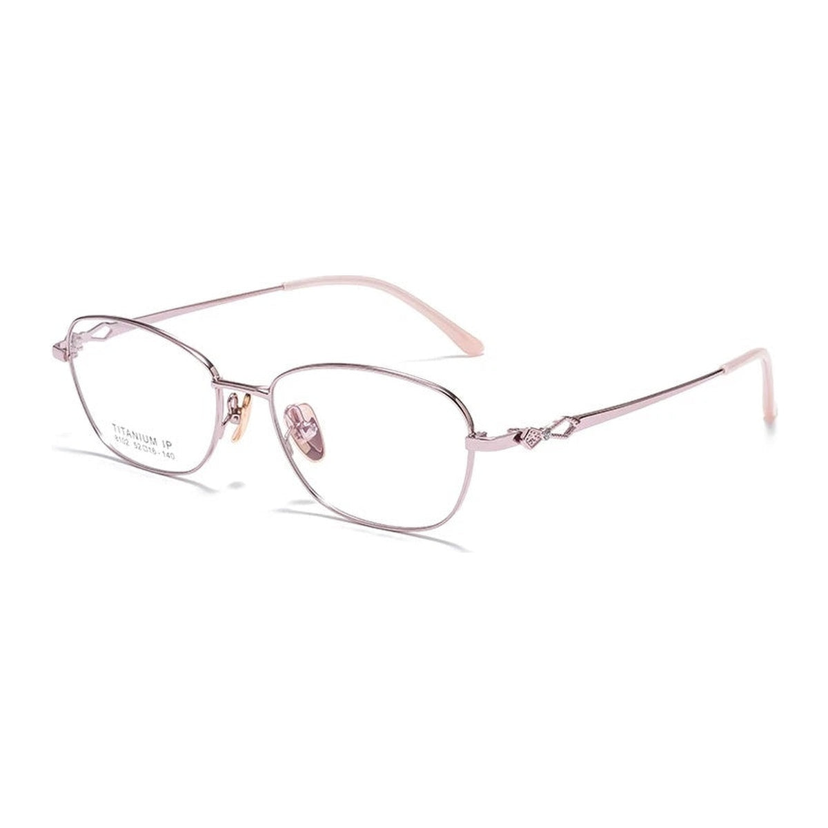 Vicky Women's Full Rim Oval Square Alloy Reading Glasses 48102 - 8102DY-C2