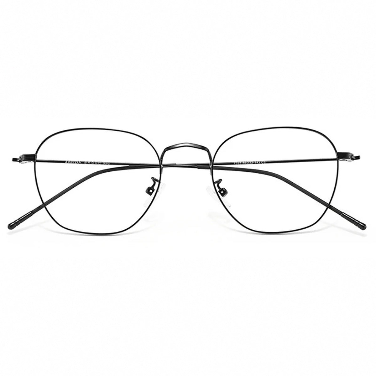 Vicky Women's Full Rim Polygon Oval Alloy Reading Glasses 82001 - DS2001-black