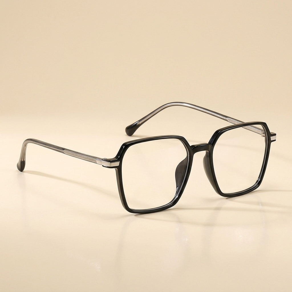 Vicky Women's Full Rim Polygon Square Tr 90 Alloy Reading Glasses 630461