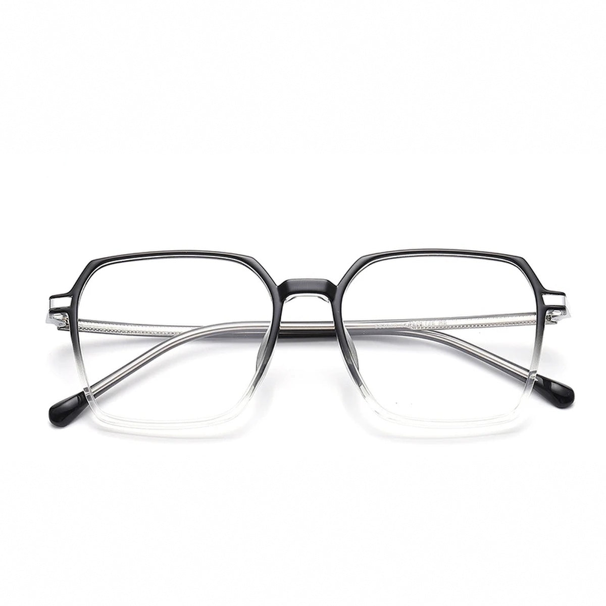 Vicky Women's Full Rim Polygon Square Tr 90 Alloy Reading Glasses 630461 - S63046-C5