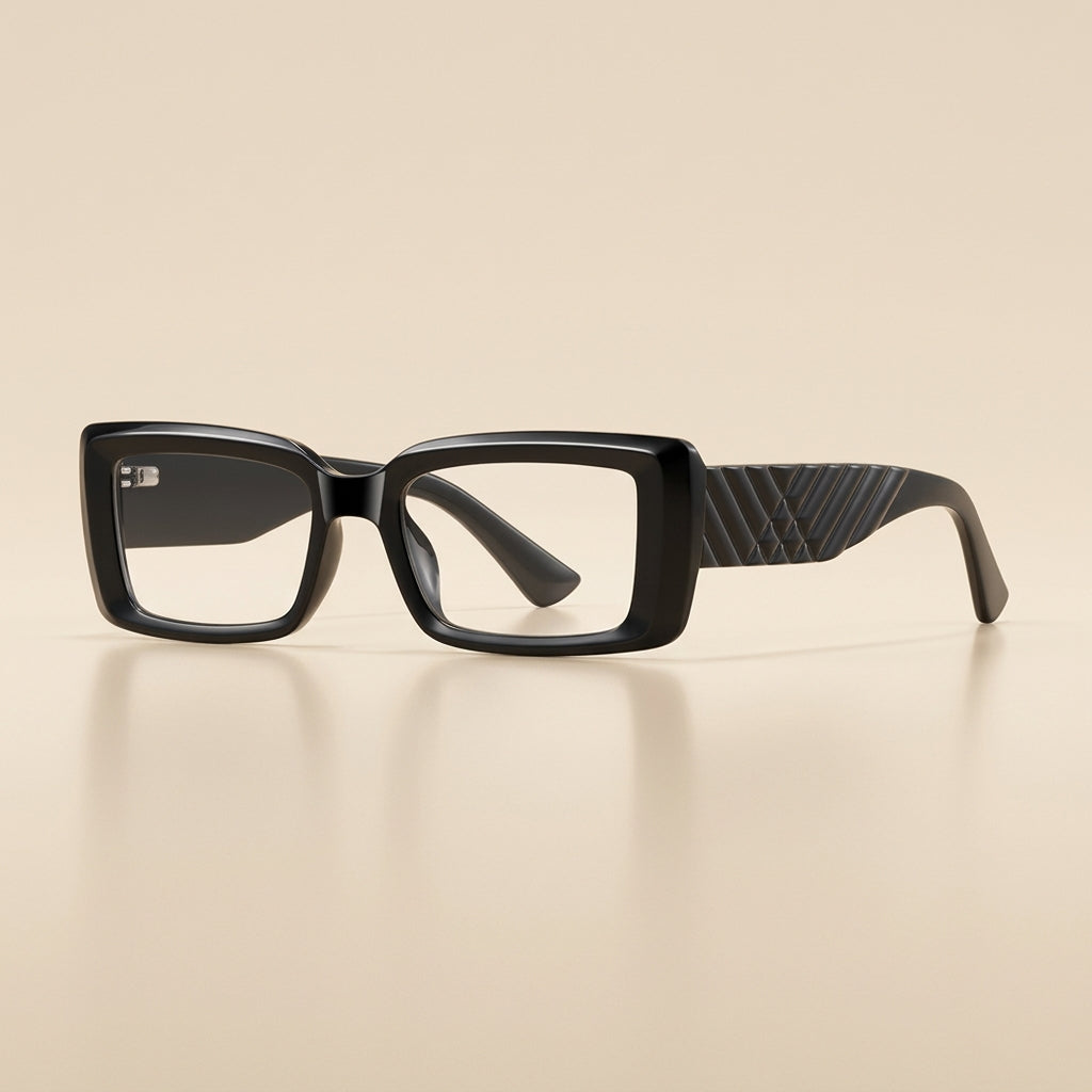 Vicky Women's Full Rim Rectangle Tr 90 Titanium Eyeglasses Unisex 512247