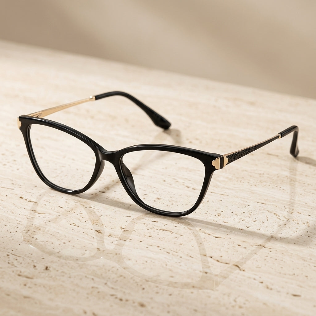 Vicky Women's Full Rim Square Cat Eye Reading Glasses 77231