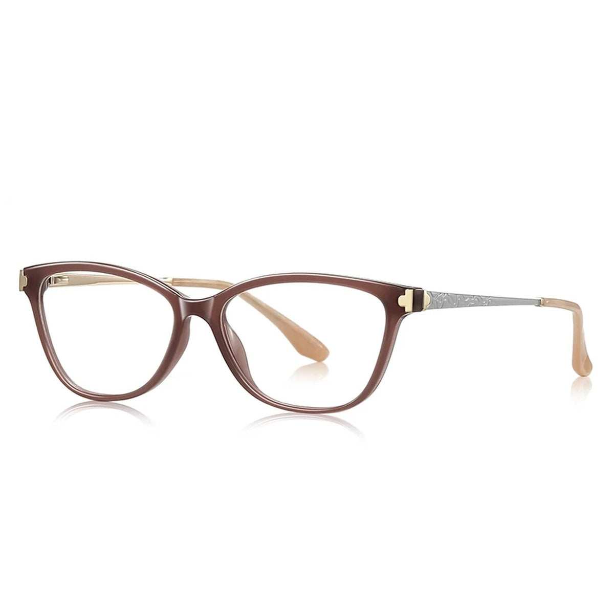 Vicky Women's Full Rim Square Cat Eye Reading Glasses 77231 - LS231-C4