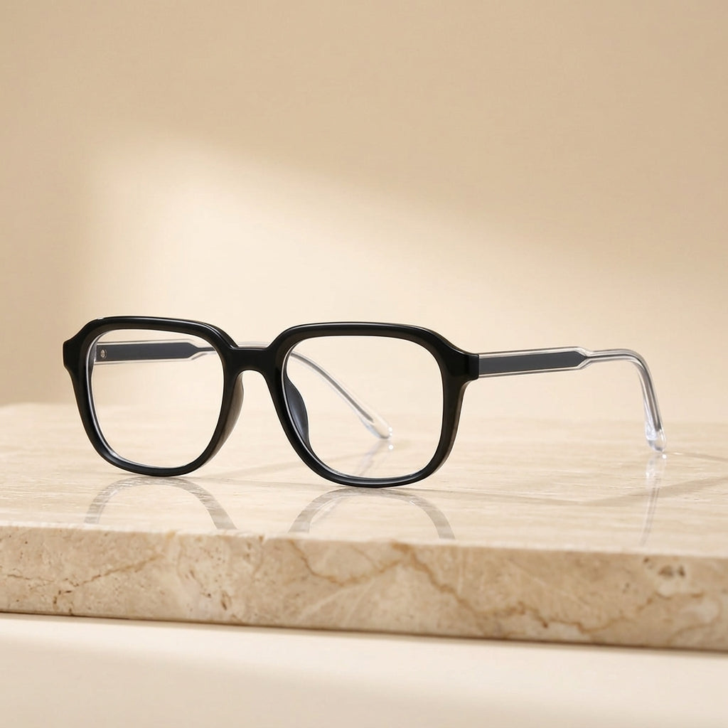 Vicky Women's Full Rim Classic Square Blue Light Prescription Eyeglasses LS090