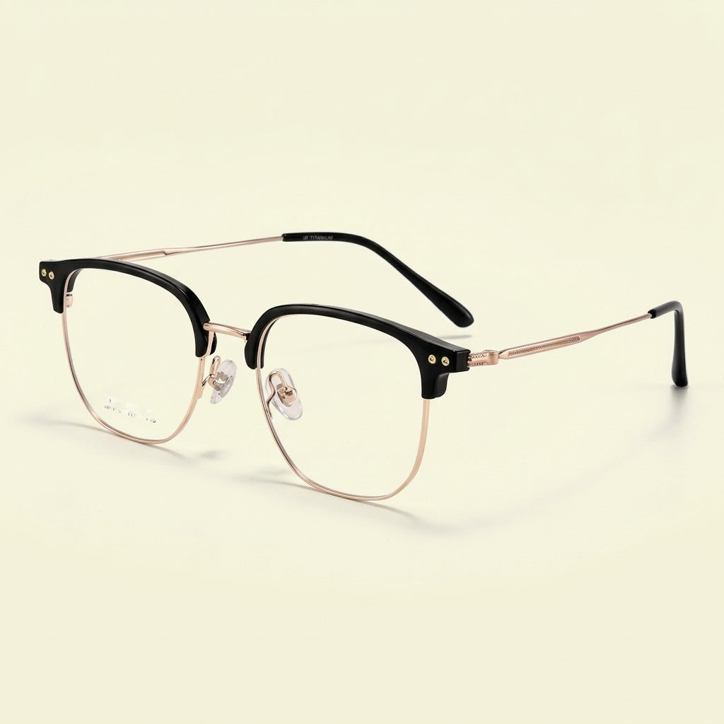 Vicky Women's Full Rim Square Titanium Reading Glasses v8151
