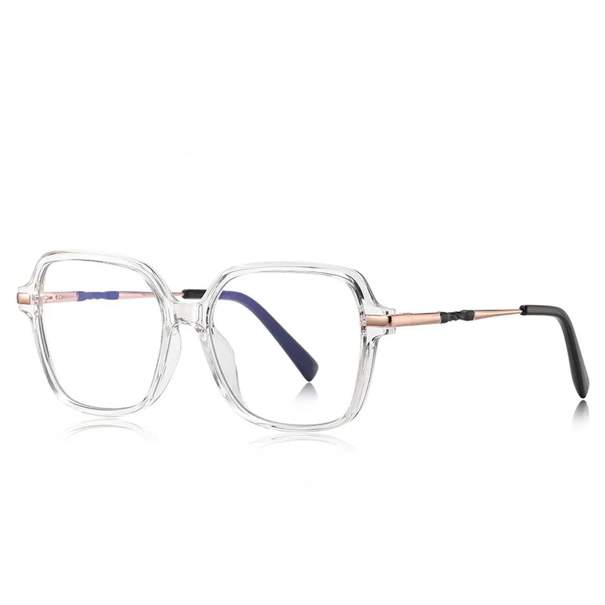Vicky Women's Full Rim Square Tr 90 Alloy Reading Glasses 82211 - PFD2211-C2