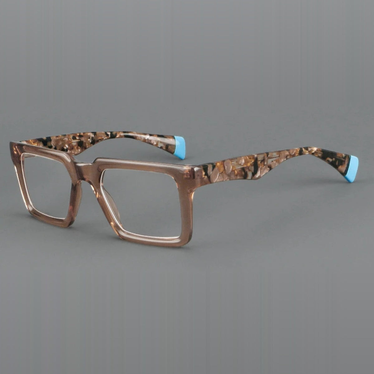 Vicky Women's Full Rim Square TR 90 Titanium Reading Glasses 25005 - 25005-C1