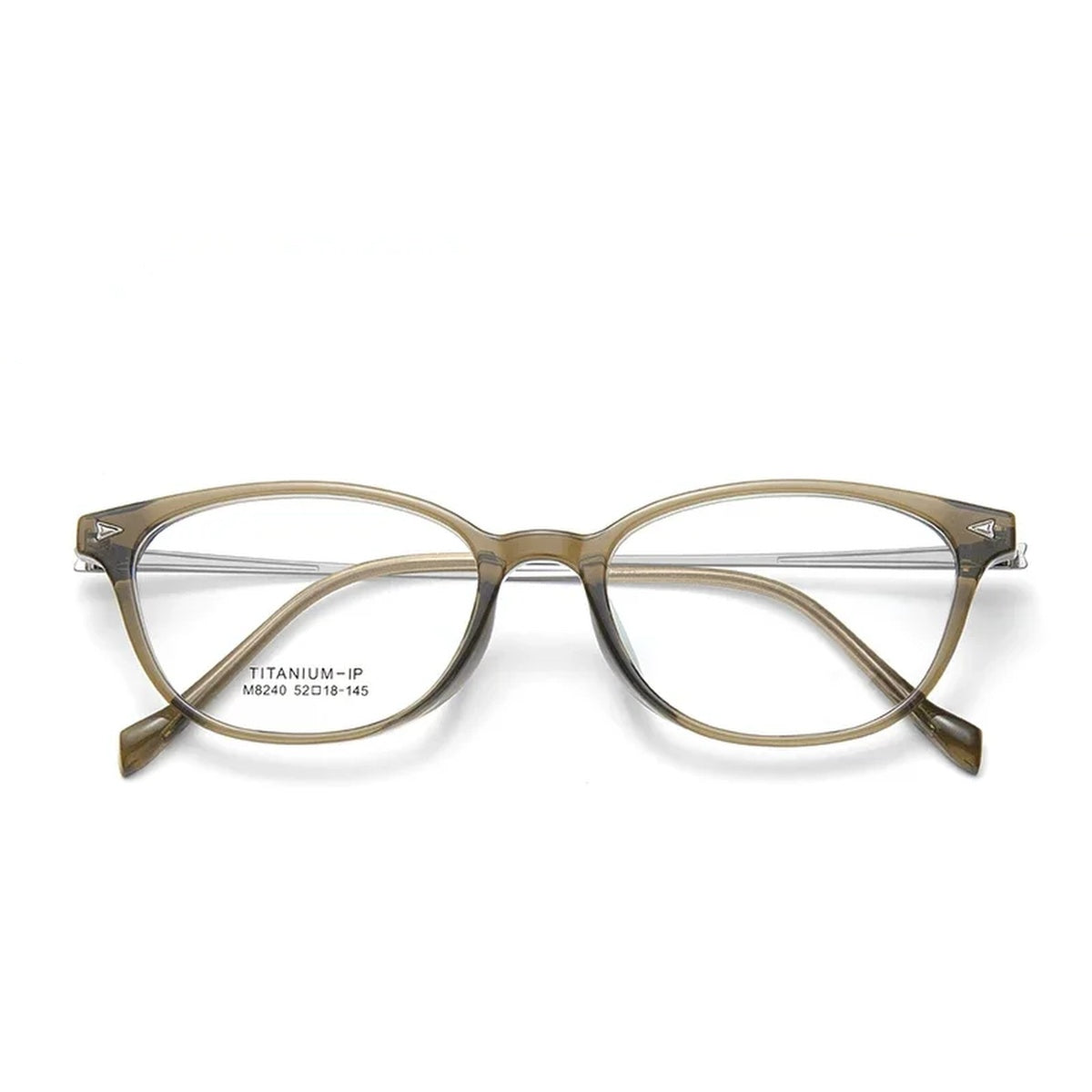 Vicky Women's Full Rim Square Tr 90 Titanium Reading Glasses 638240 - M8240-C5