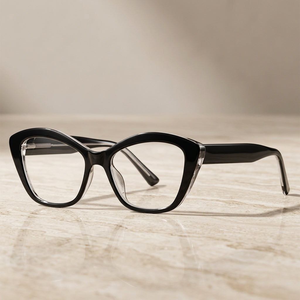 Vicky Women's Full Rim Square Tr 90 Titanium Reading Glasses 97048