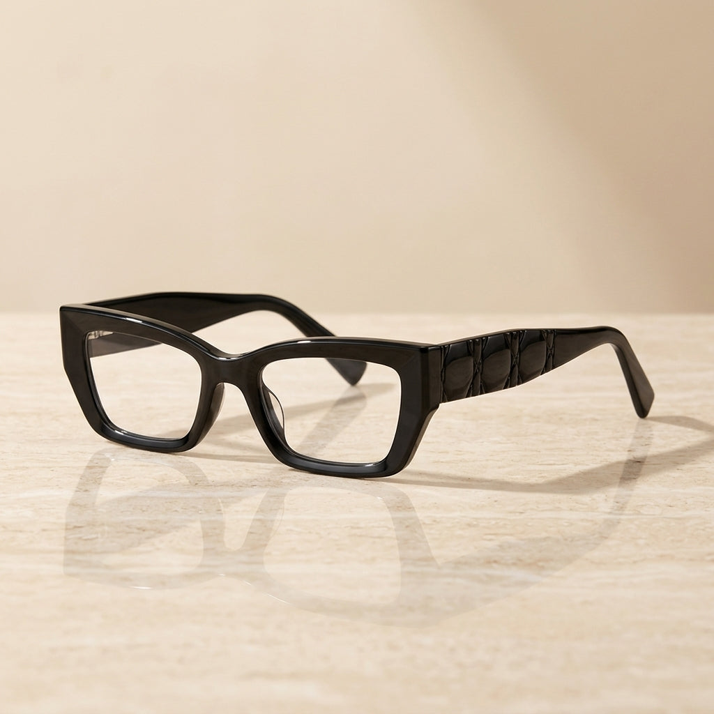 Vicky Women's Full Rim Square TR90 Blue Light Prescription Eyeglasses PFD2252