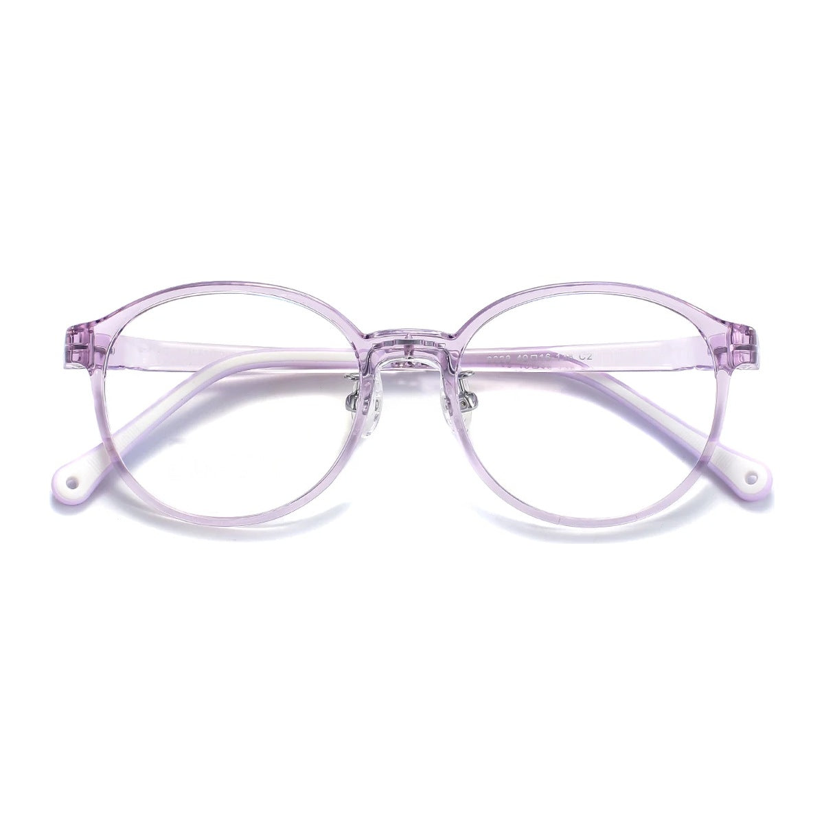 Vicky Youth Unisex Full Rim Oval TR90 and Titanium Eyeglasses 2228 — view 2 | Vicky at FuzWeb