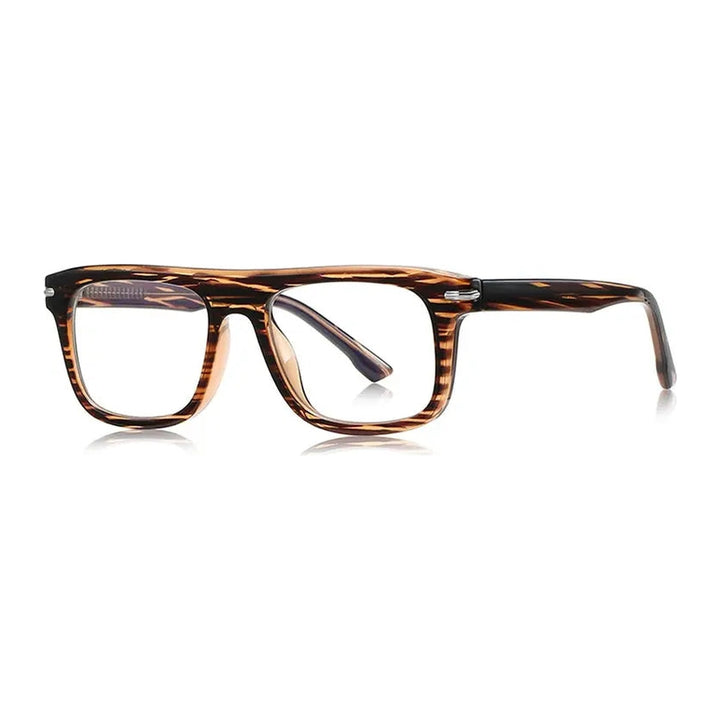 Vicky Unisex Full Rim Square TR90 and Titanium Reading Glasses 42199 — view 2 | Vicky at FuzWeb