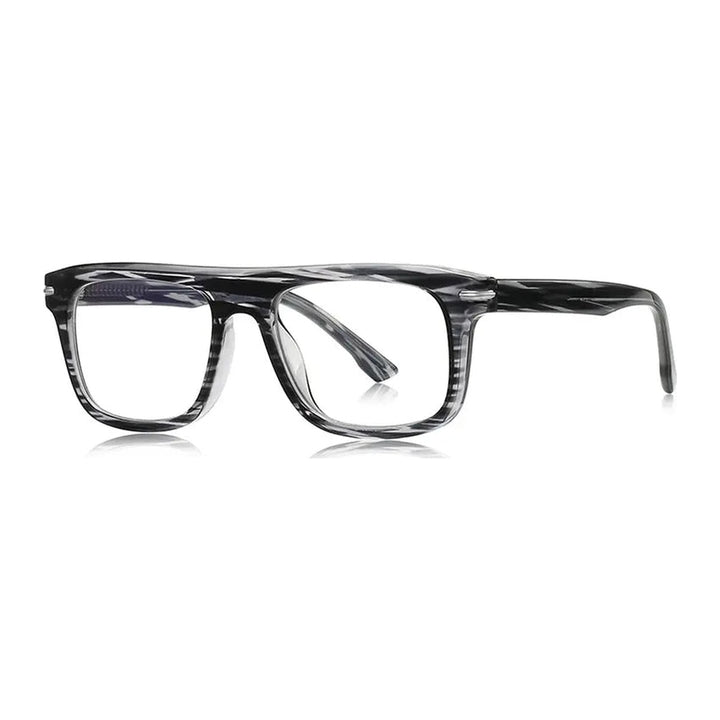 Vicky Unisex Full Rim Square TR90 and Titanium Reading Glasses 42199 — view 3 | Vicky at FuzWeb