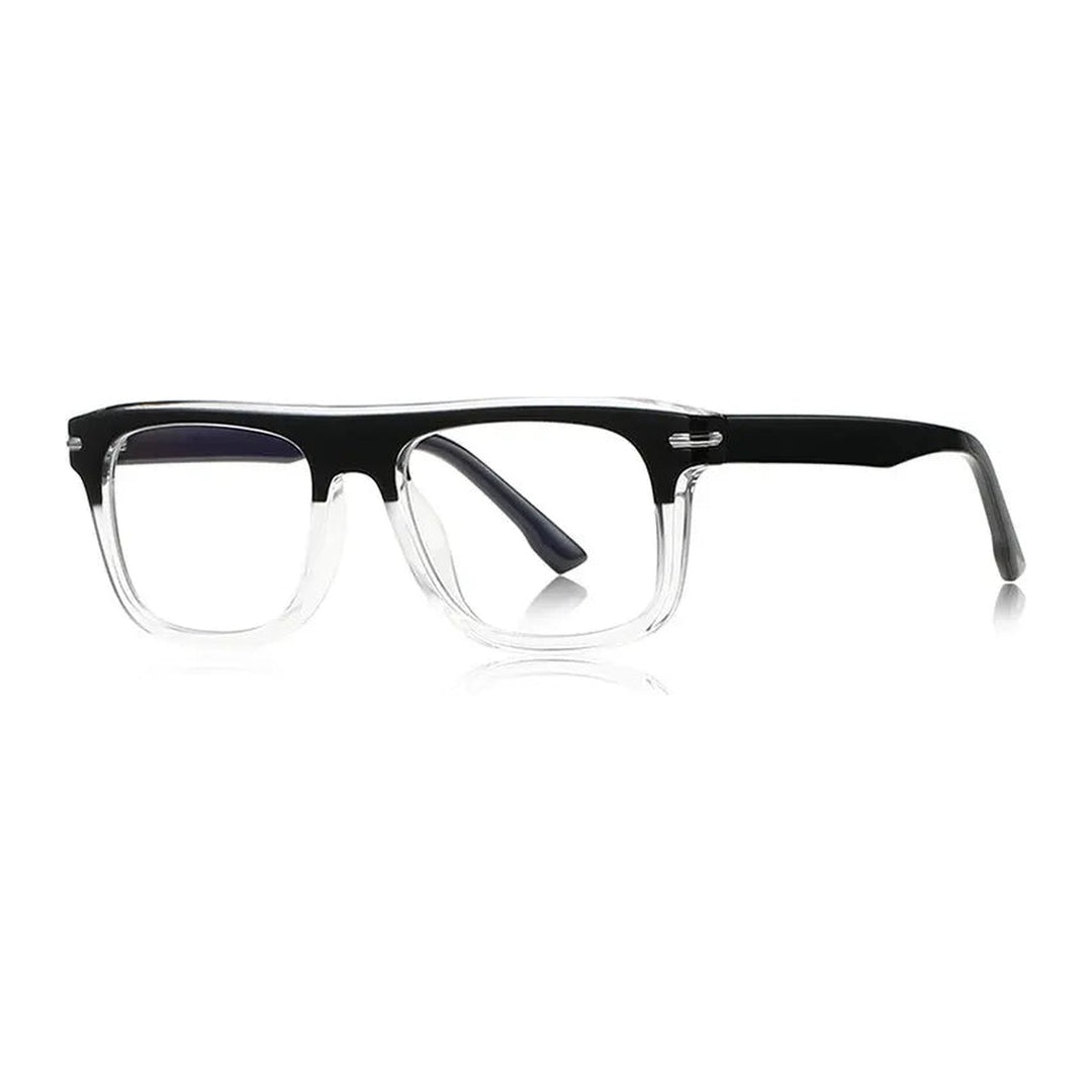 Vicky Unisex Full Rim Square TR90 and Titanium Reading Glasses 42199 — view 4 | Vicky at FuzWeb