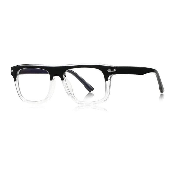 Vicky Unisex Full Rim Square TR90 and Titanium Reading Glasses 42199 — view 4 | Vicky at FuzWeb