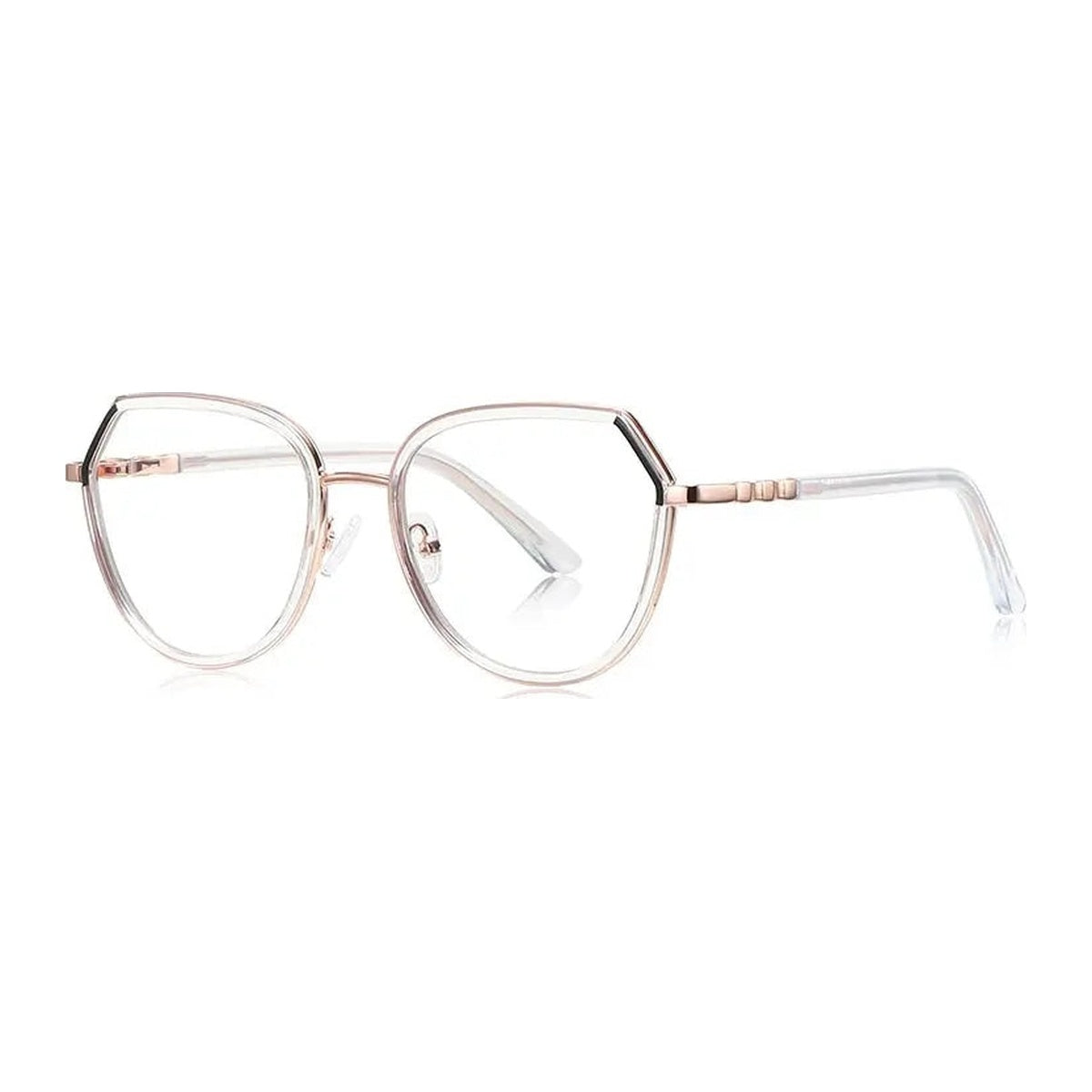 Vicky Women's Full Rim Irregular Oval TR90 and Titanium Reading Glasses 43130 — view 2 | Vicky at FuzWeb