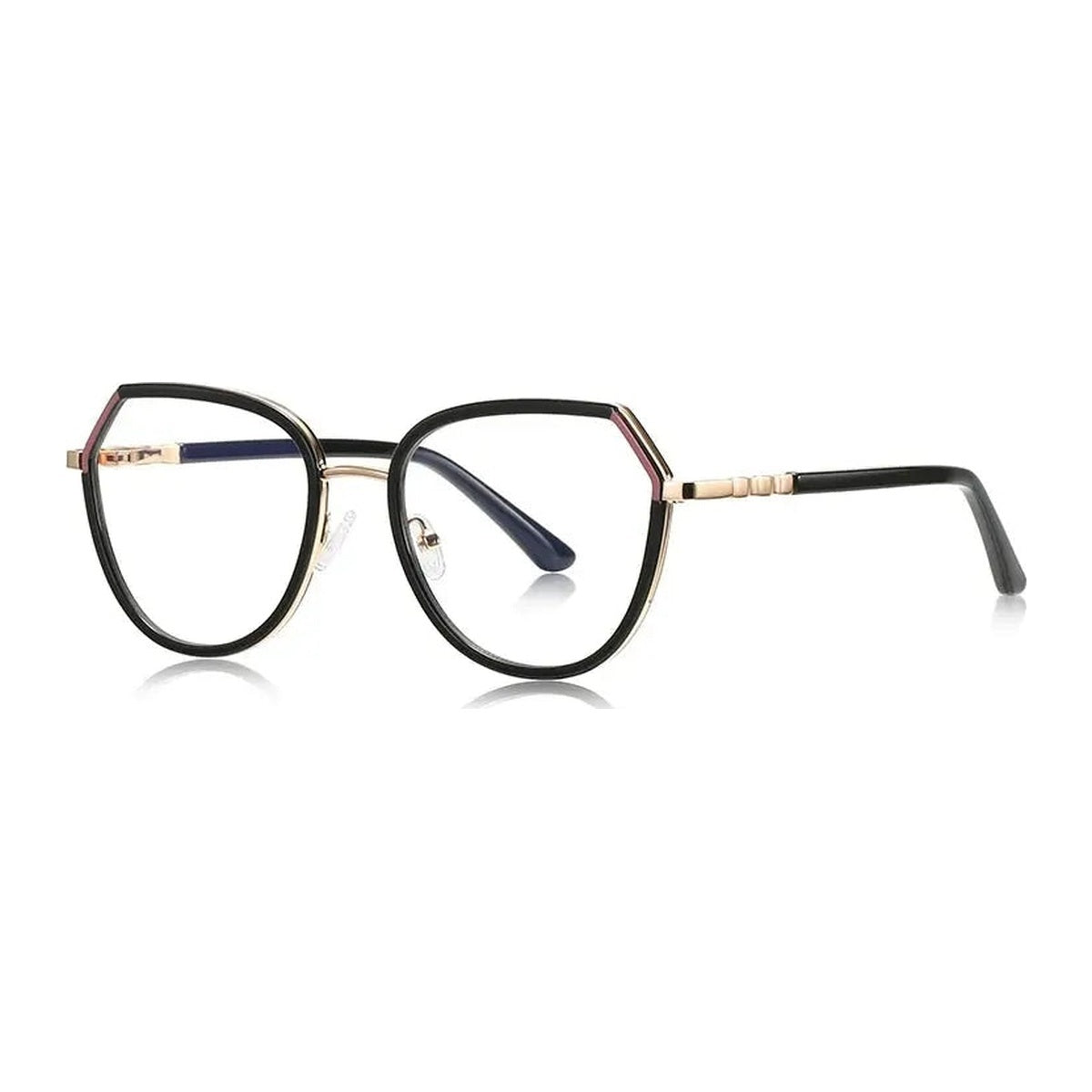 Vicky Women's Full Rim Irregular Oval Tr 90 Titanium Reading Glasses 43130