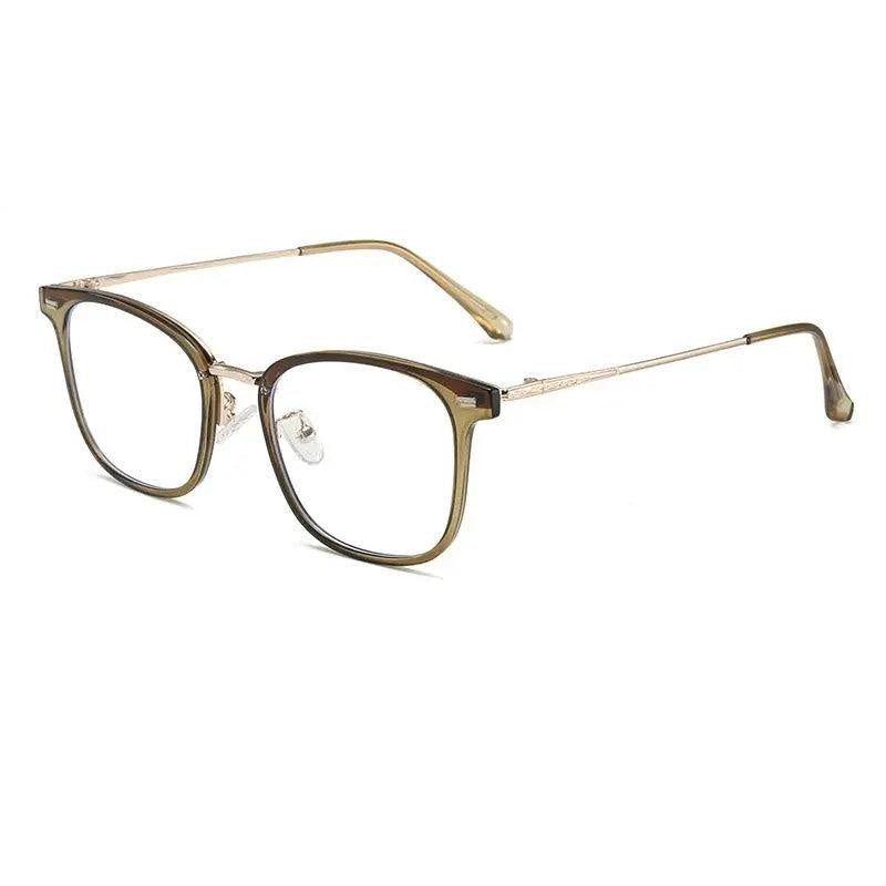Vicky Unisex Full Rim Square Tr 90 Alloy Eyeglasses  49878
