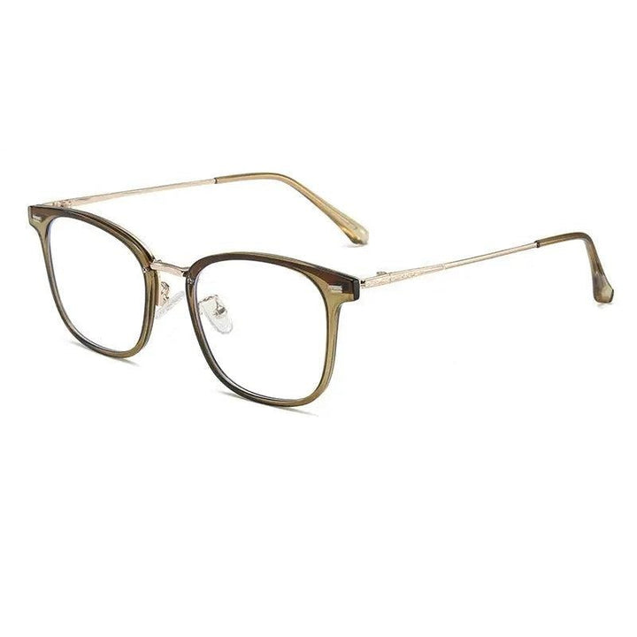 Vicky Unisex Full Rim Square Tr 90 Alloy Eyeglasses  49878