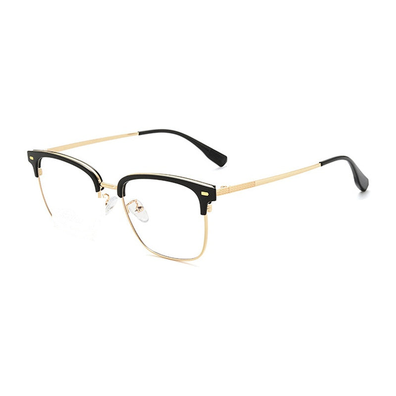 Vicky Unisex Full Rim Square Tr 90 Alloy Reading Glasses 9386