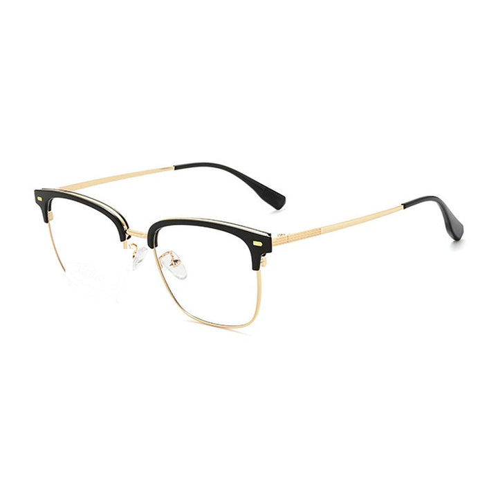 Vicky Unisex Full Rim Square Tr 90 Alloy Reading Glasses 9386