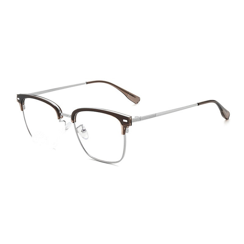 Vicky Unisex Full Rim Square Tr 90 Alloy Reading Glasses 9386