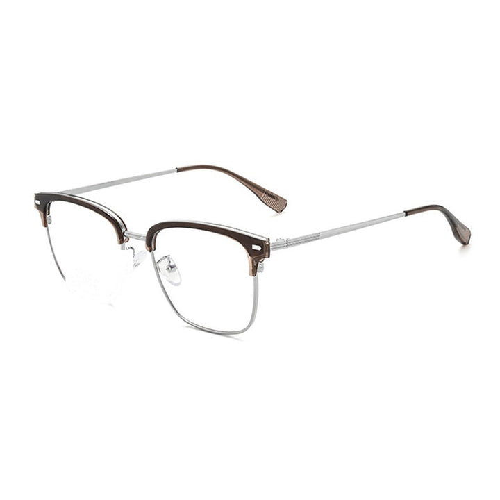 Vicky Unisex Full Rim Square Tr 90 Alloy Reading Glasses 9386