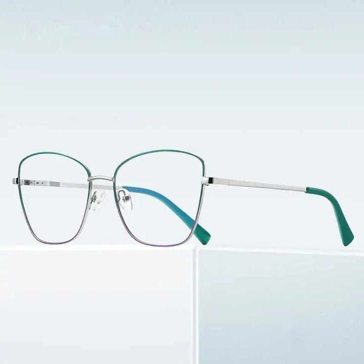 Vicky Unisex Full Rim Tr 90 Titanium Square Reading Glasses 3087