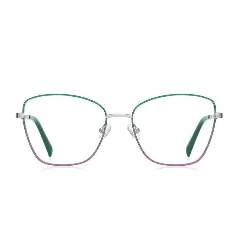 Vicky Unisex Full Rim Tr 90 Titanium Square Reading Glasses 3087