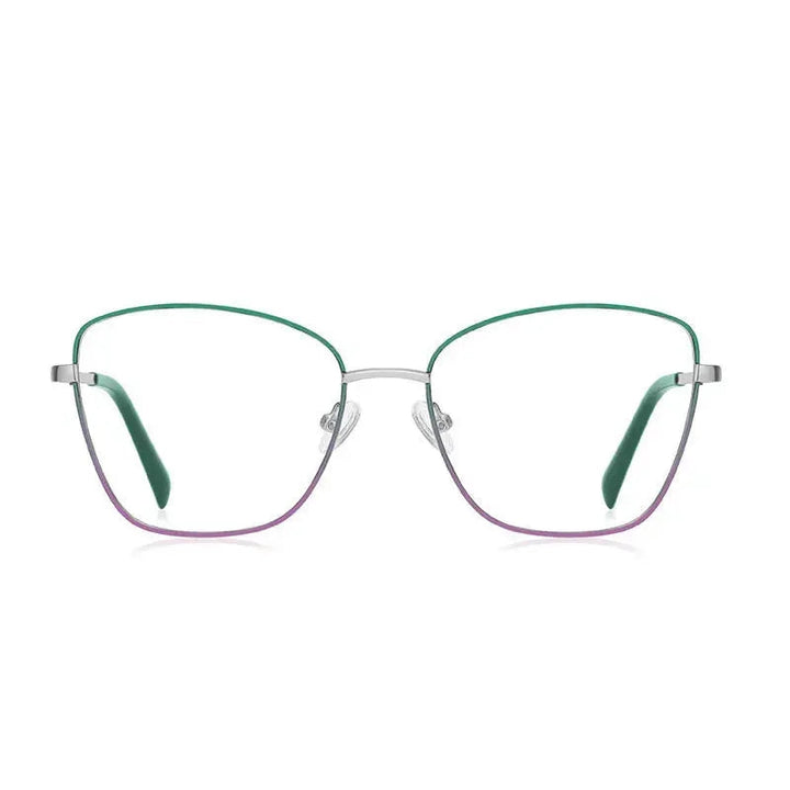 Vicky Unisex Full Rim Tr 90 Titanium Square Reading Glasses 3087