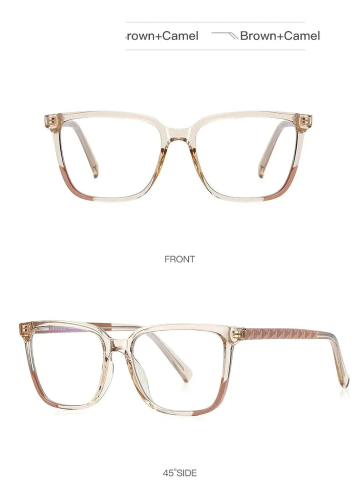 Vicky Womens Full Rim Square Plastic Reading Glasses Pfd2135