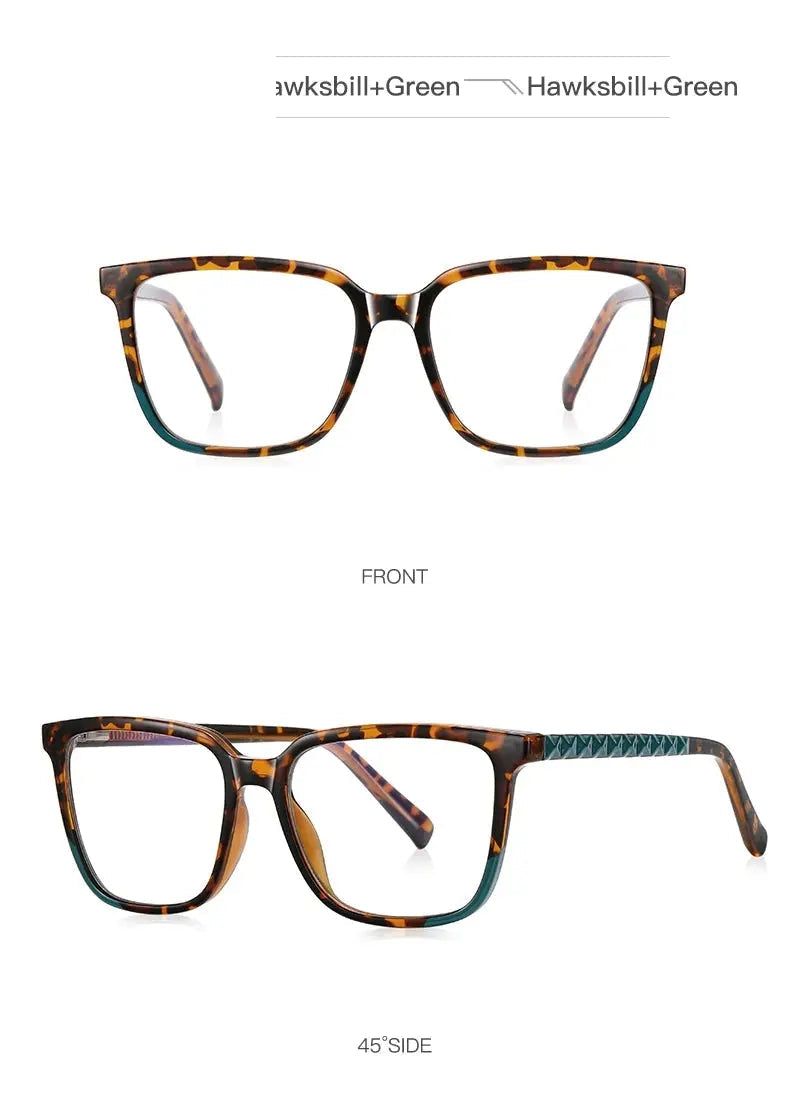 Vicky Womens Full Rim Square Plastic Reading Glasses Pfd2135