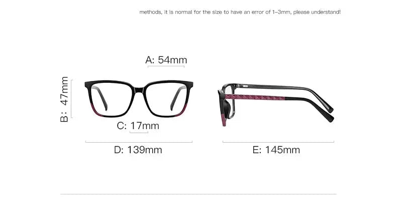 Vicky Womens Full Rim Square Plastic Reading Glasses Pfd2135