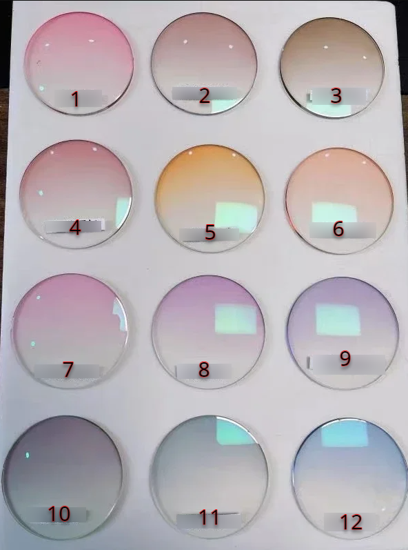 Vicky Single Vision Gradient Tint MR Series Lenses Lenses Vicky Lenses 1.61 MR-8 Gradient Wine #4 