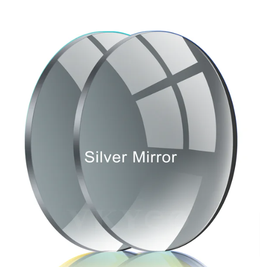 Vicky Single Vision Polarized Lenses Lenses Vicky Lenses 1.56 Silver Mirror 