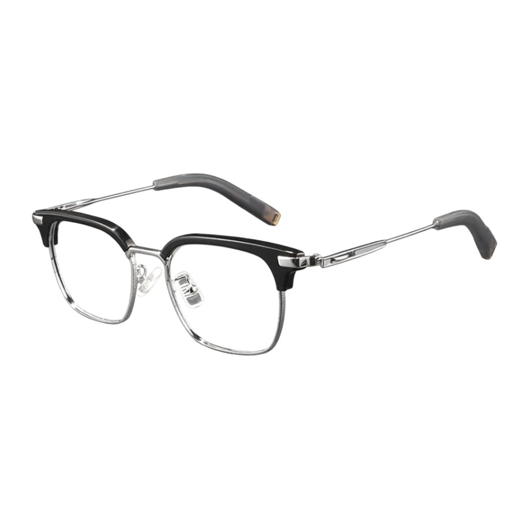 Vicky Unisex Full Rim Square Titanium and TR90 Reading Glasses 19107 — view 2 | Vicky at FuzWeb
