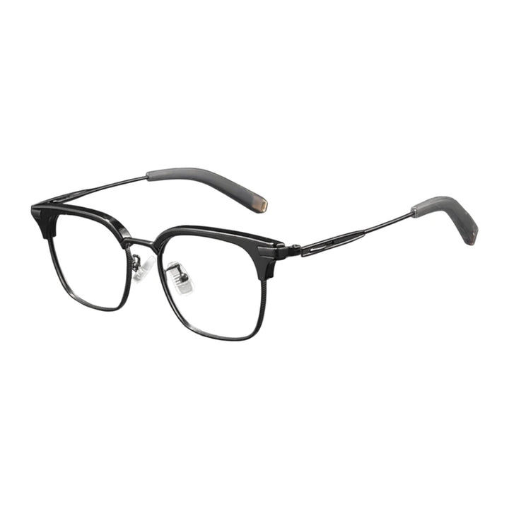 Vicky Unisex Full Rim Square Titanium and TR90 Reading Glasses 19107 — view 1 | Vicky at FuzWeb