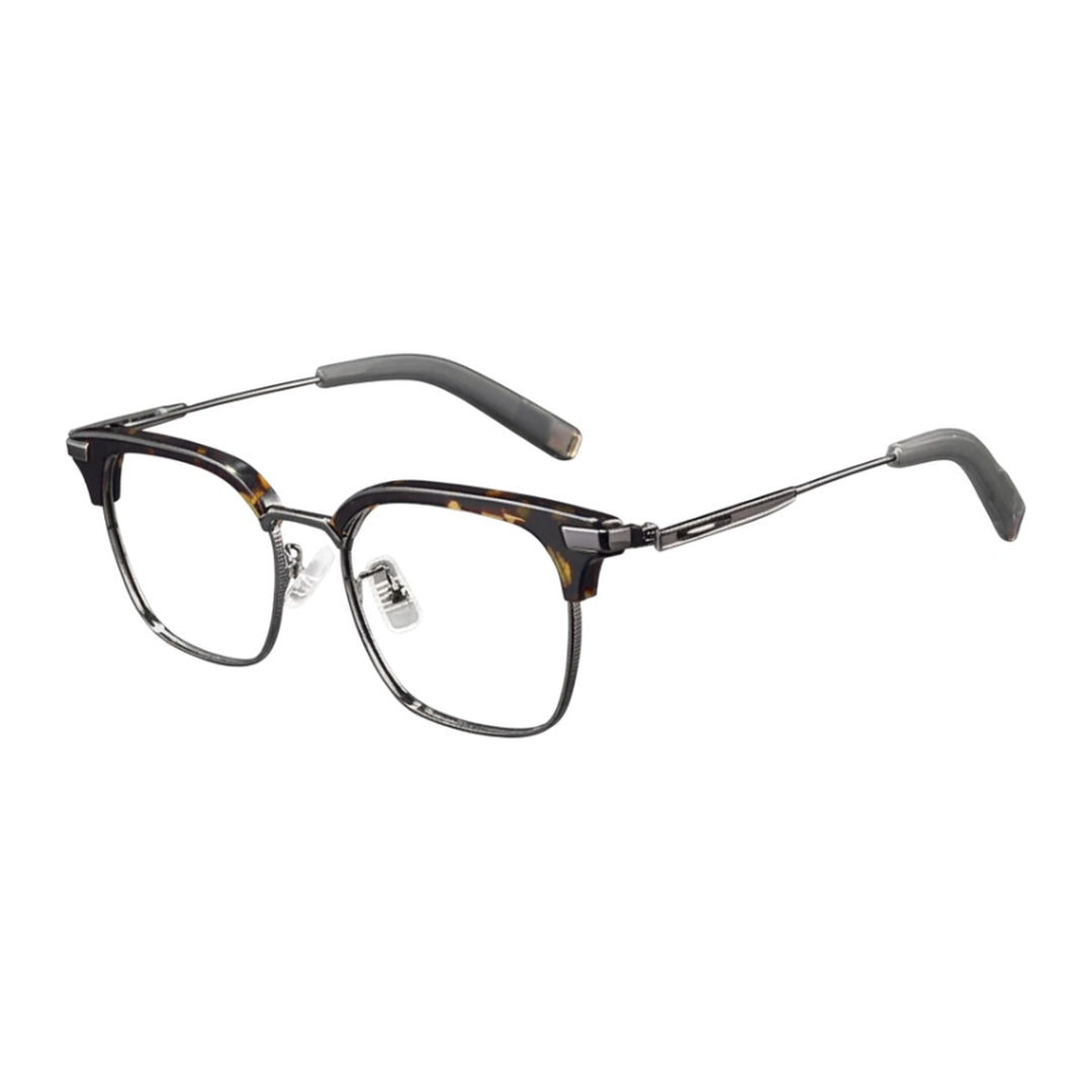 Vicky Unisex Full Rim Square Titanium and TR90 Reading Glasses 19107 — view 5 | Vicky at FuzWeb