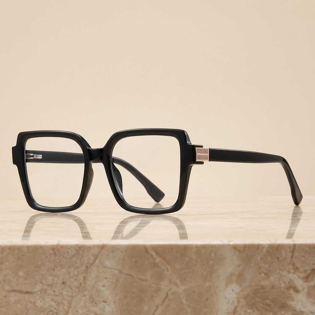 Vicky's Women's Full Rim Square Tr 90 Alloy Reading Glasses 392280