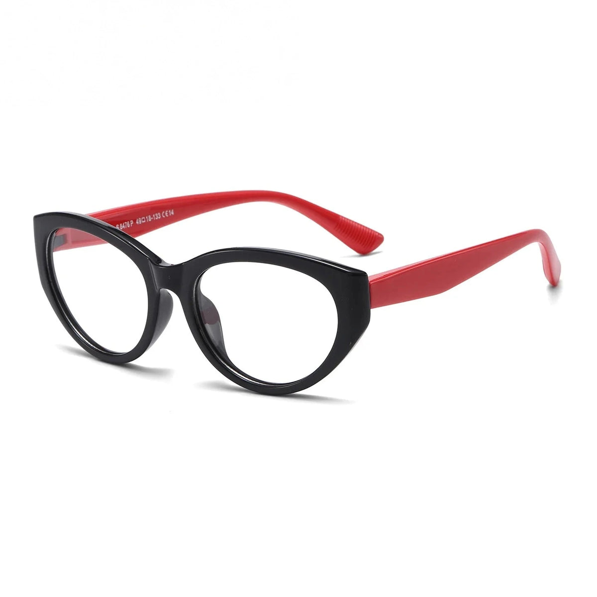 Xbora Kids's Full Rim Square Plastic Eyeglasses S8476 - C14