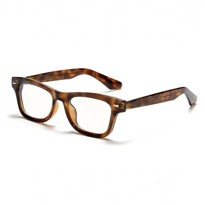 Xbora Unisex Full Rim Brow Line Square Tr 90 Alloy Eyeglasses 542529 - C3